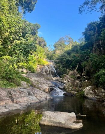 Hin Lad Waterfall Samui jungle waterfall tropical nature stream