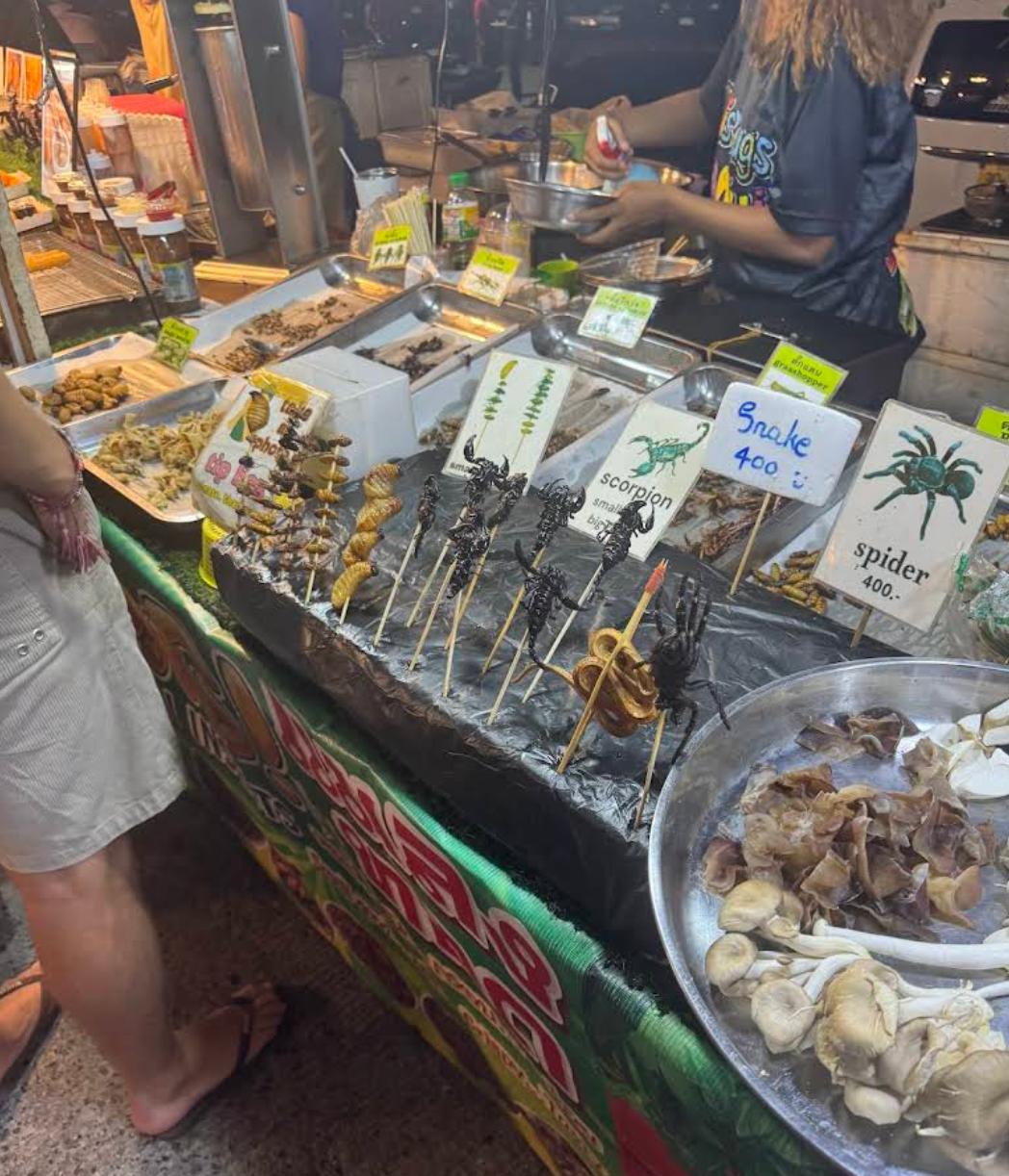The Wharf Walking Street Samui evening market promenade lights