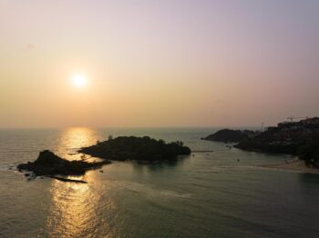 Choeng Mon Beach Samui white sand calm bay tropical beach