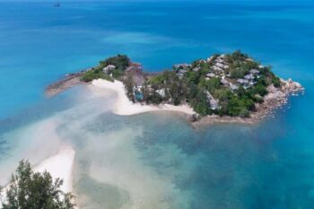 Choeng Mon Beach Samui white sand calm bay tropical beach