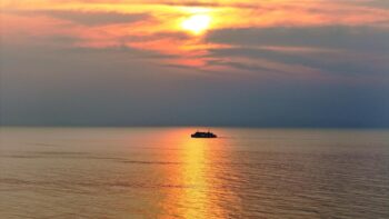 Lipa Noi Beach Samui quiet beach soft sand sunset coastline