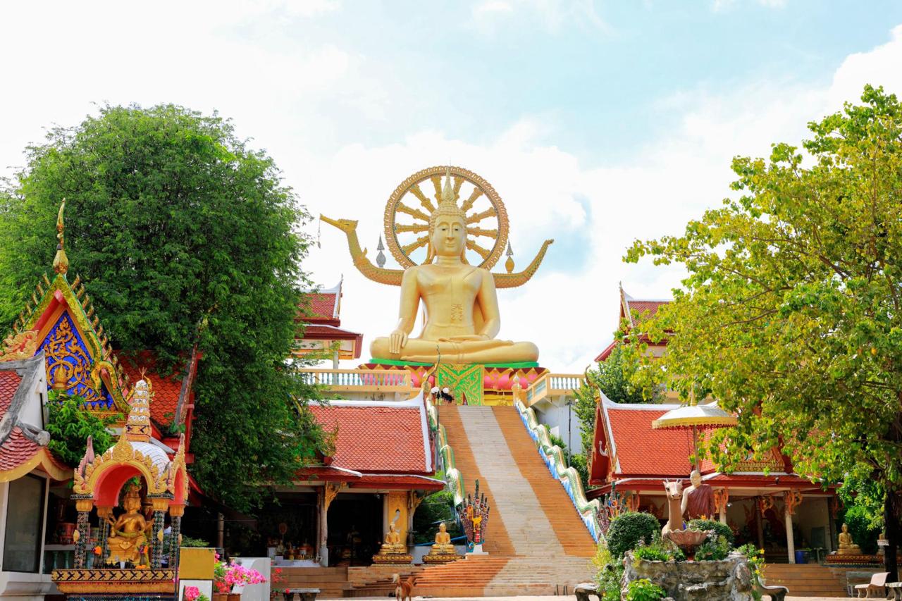 Big Buddha Samui golden Buddha temple landmark Thailand