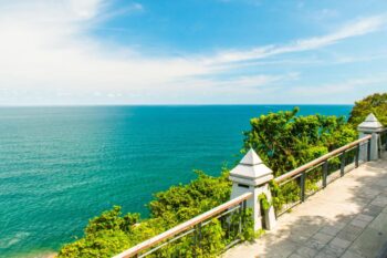 Lad Koh Viewpoint Samui panoramic ocean view coastline hills