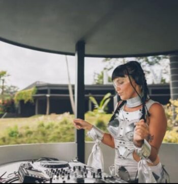 melodic techno DJ producer portrait nightlife artist