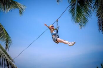 zipline Samui jungle canopy cables adventure activity
