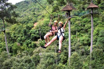 zipline Samui jungle canopy cables adventure activity