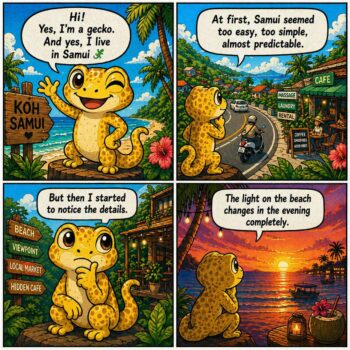 gecko on samui blog character samui life thailand island
