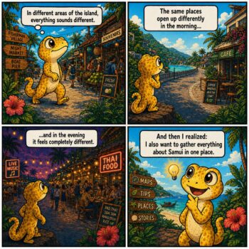 gecko on samui blog character samui life thailand island