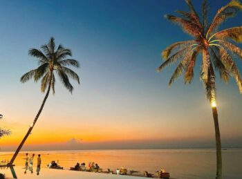 Karma Two Palms Beach Samui beach club pool sea view