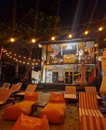 Brio Beach Club Samui beachfront restaurant Lamai sea view