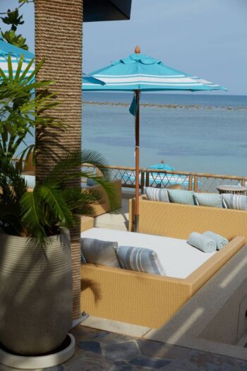 Cabanas Beach Club Samui luxury beach club pool Chaweng