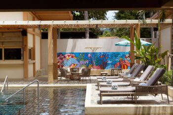 Cabanas Beach Club Samui luxury beach club pool Chaweng